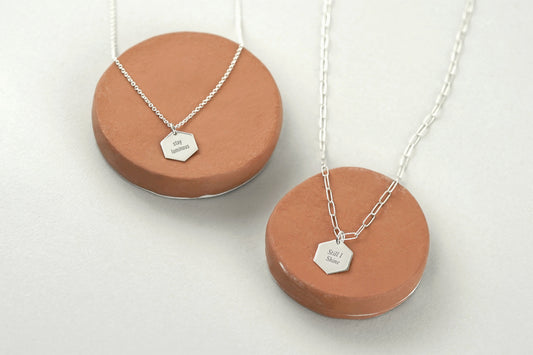 Hive de Lune Message Charm Necklace