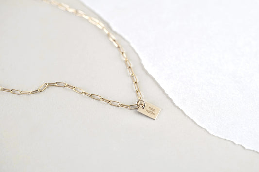 The Whisper Message Charm Necklace