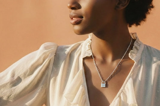 The Vow Padlock Charm Necklace