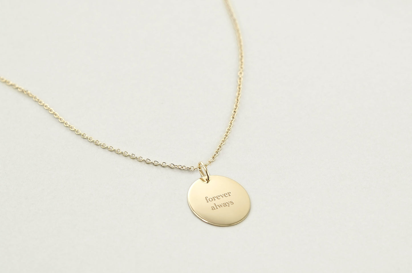 Luna Stylized Letter Charm Necklace