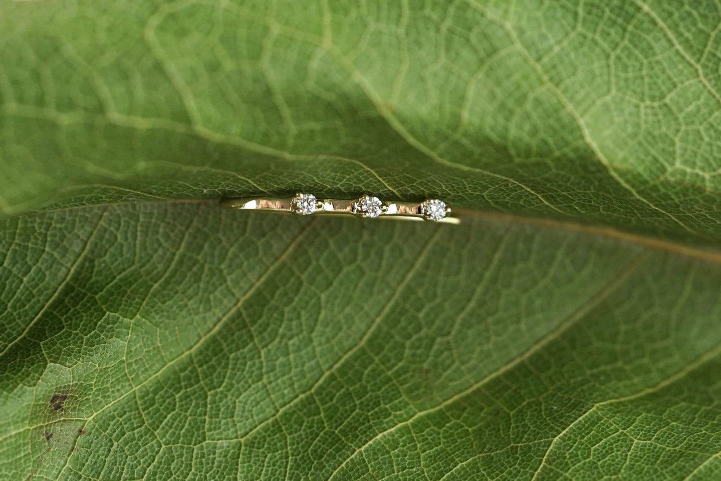 Florence Three-Stone Diamond Ear Climber