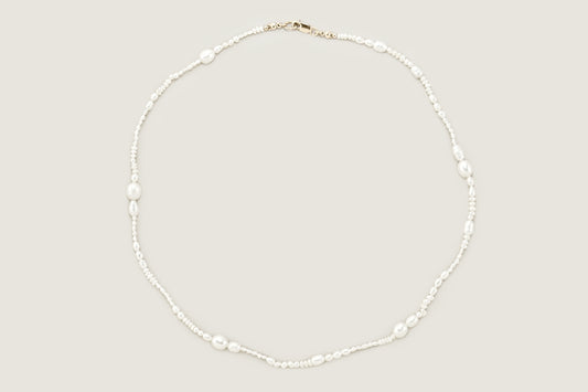 Meret Pearl Collage Necklace