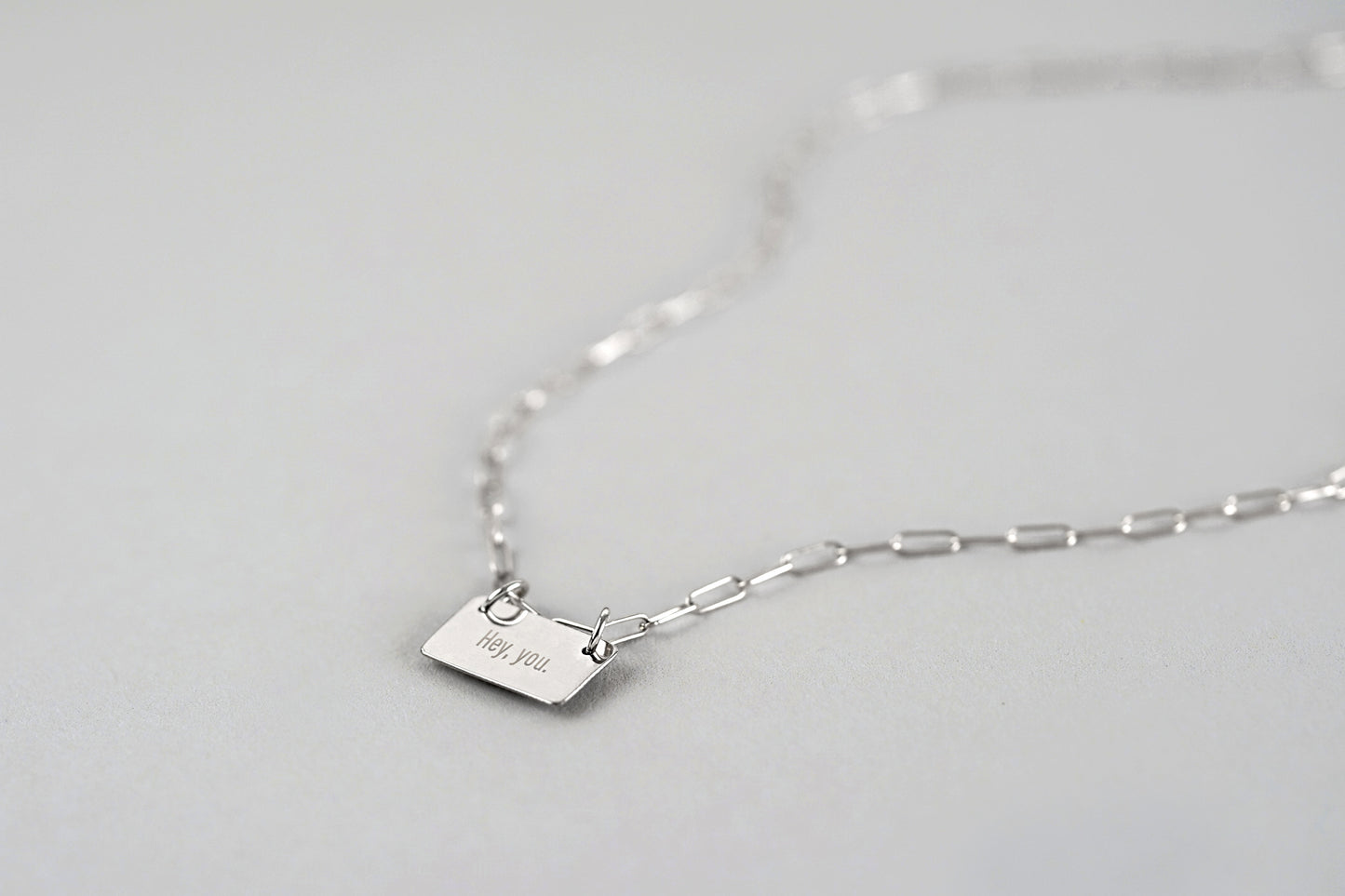 Little Reminder Sterling Silver Link Necklace