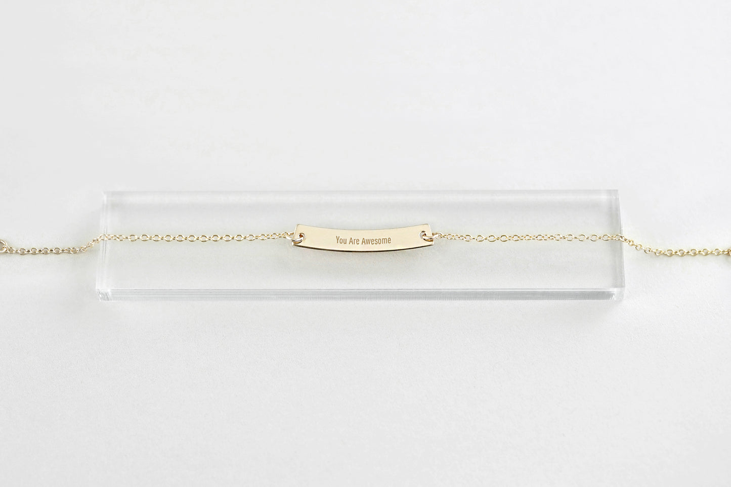 Everly Personalized Gold Bracelet Set