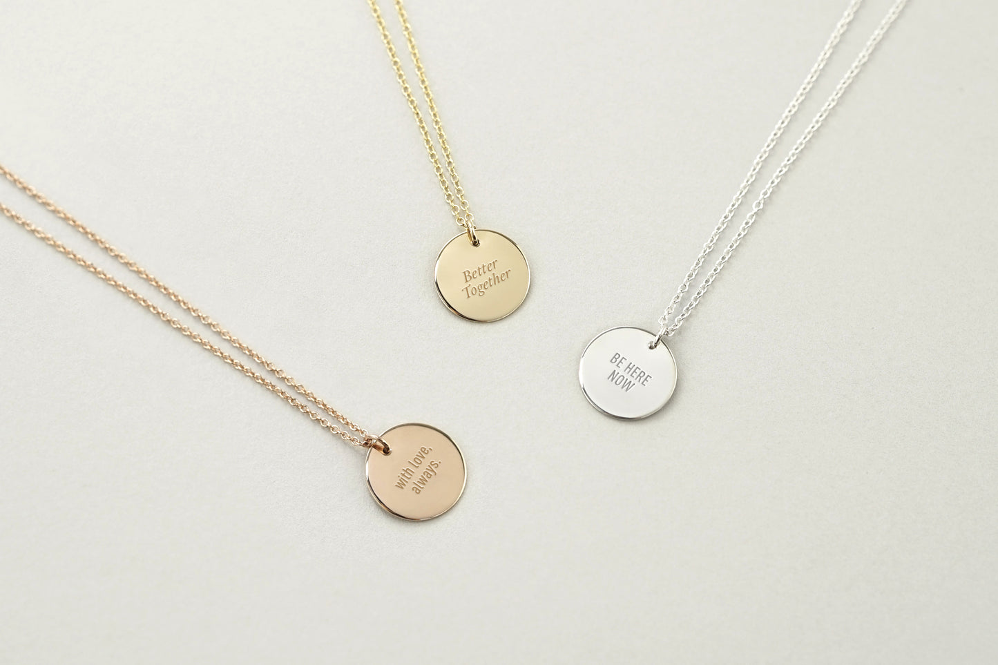 Note To Self Message Necklace