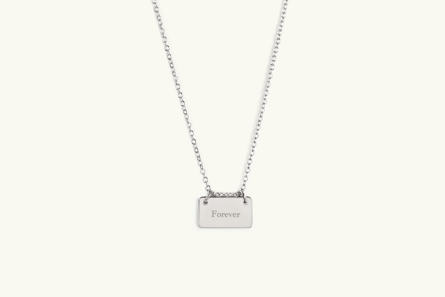 Little Reminder Letter Charm Necklace