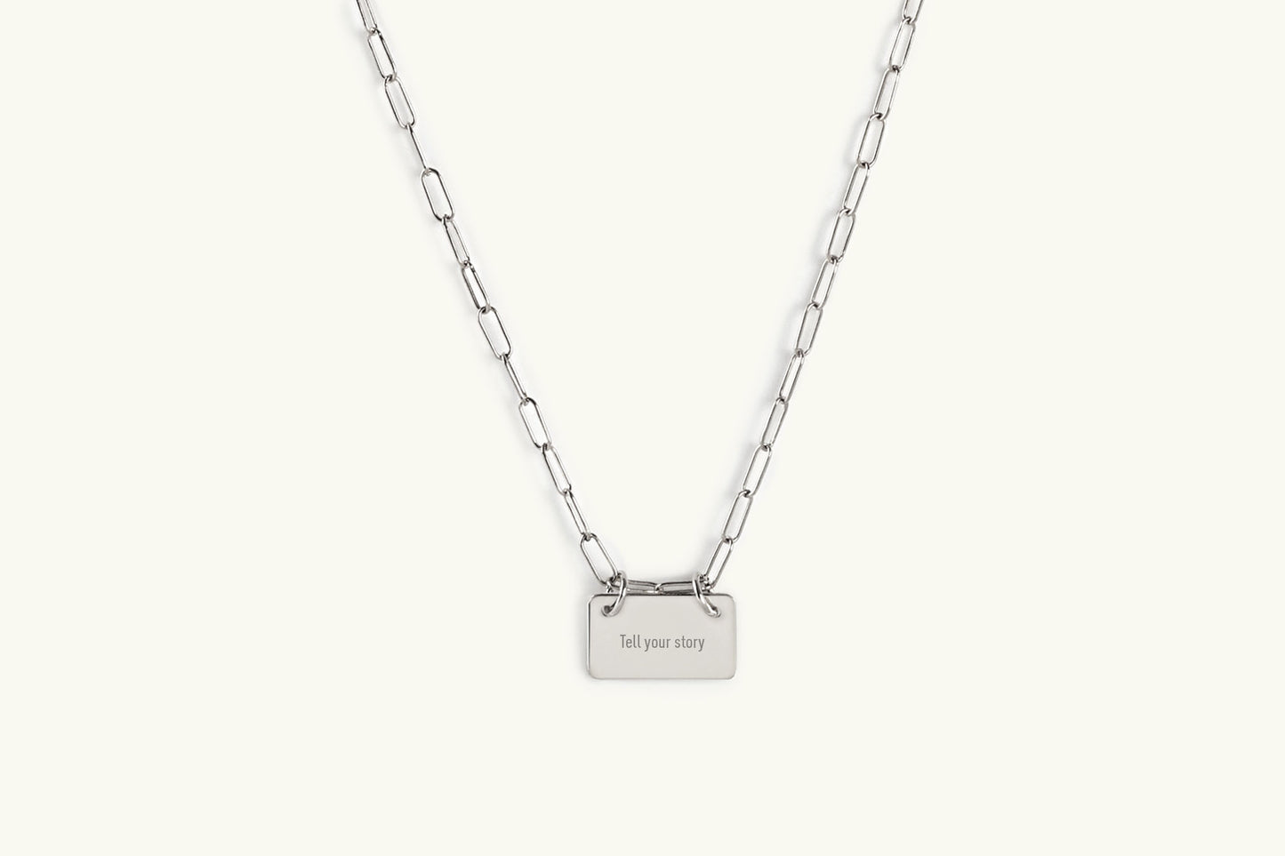 Little Reminder Sterling Silver Link Necklace