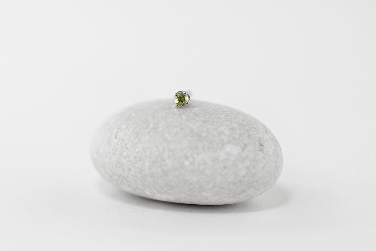 Tiny Peridot Stud Earrings