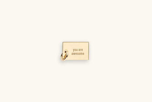 Itty Bitty Personal Message Charm