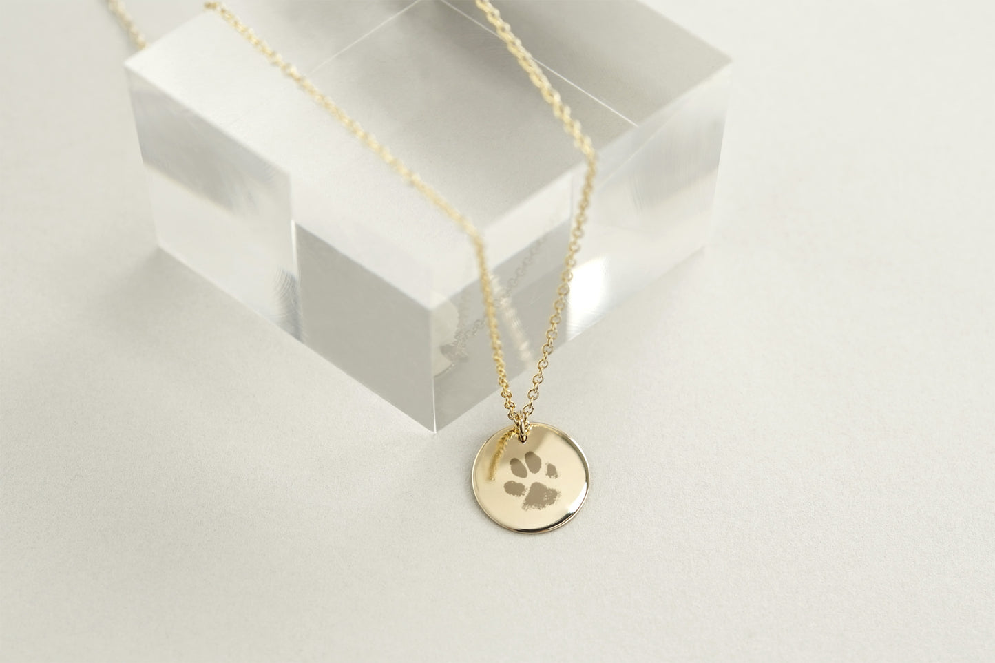 Little Paw Print Necklace – The Emblem Classic