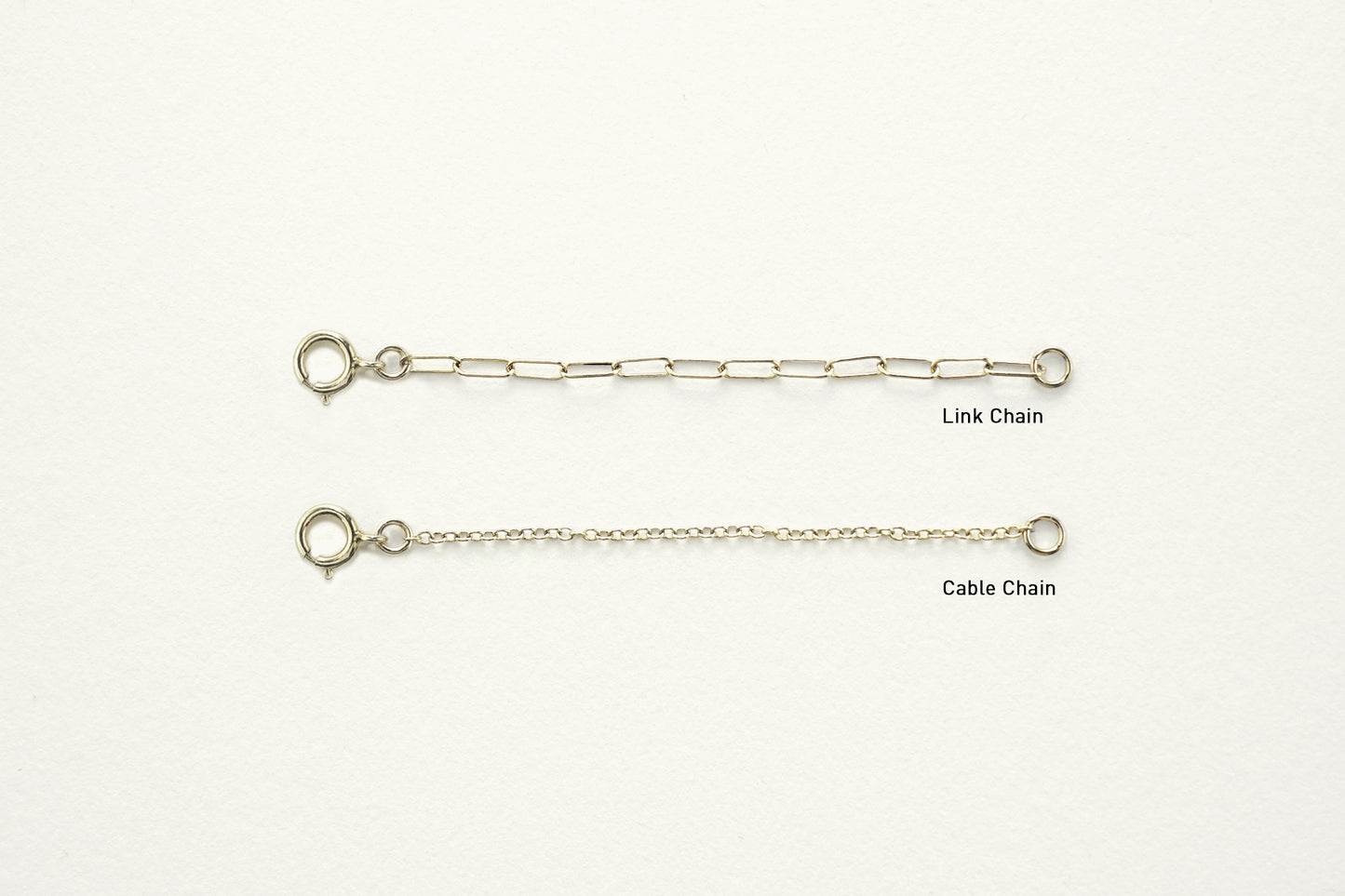 Necklace Extender Chain Spring Ring Clasp
