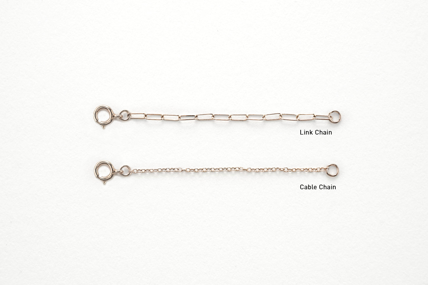 Necklace Extender Chain Spring Ring Clasp