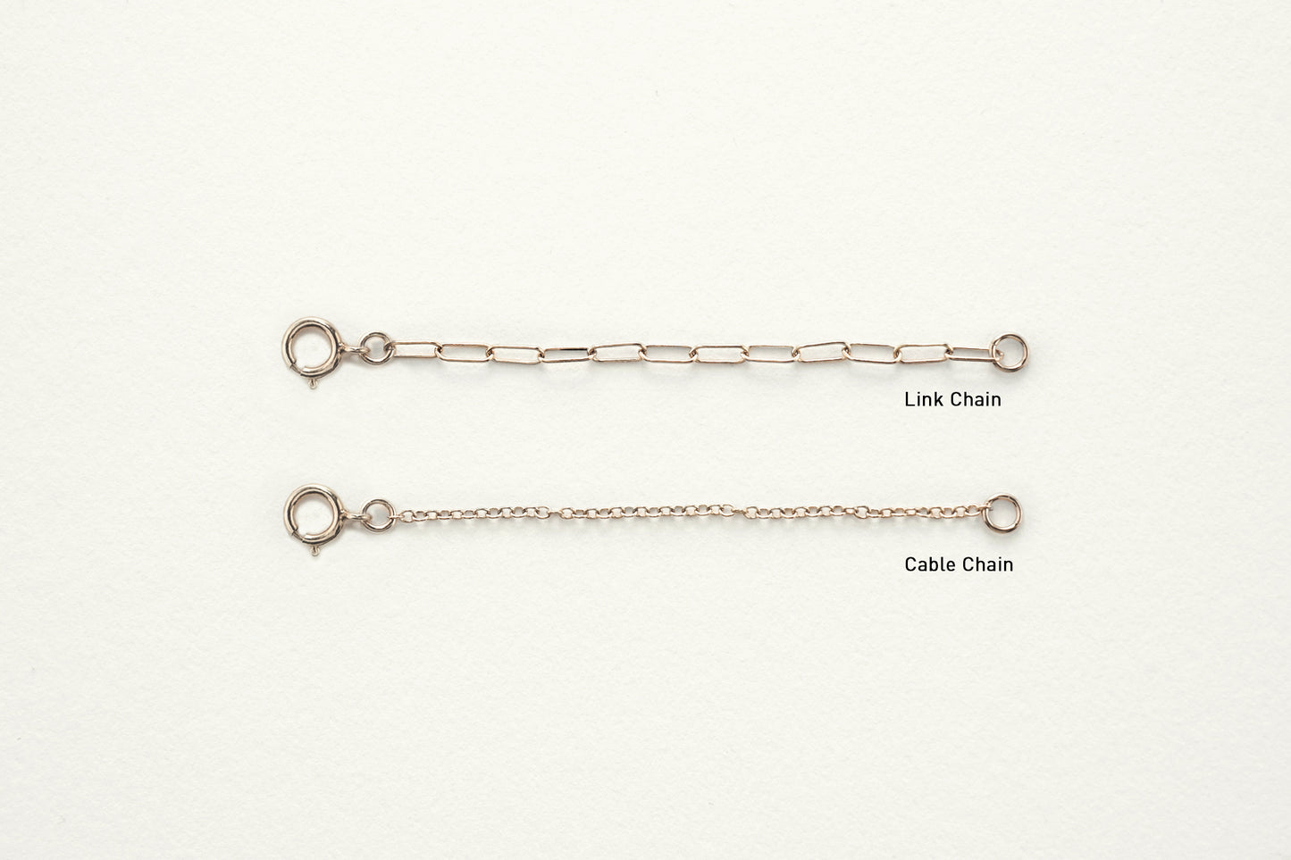 Necklace Extender Chain Spring Ring Clasp