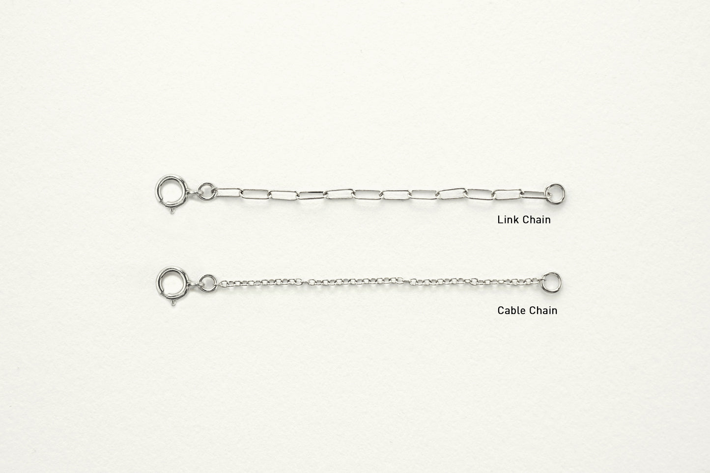 Necklace Extender Chain Spring Ring Clasp
