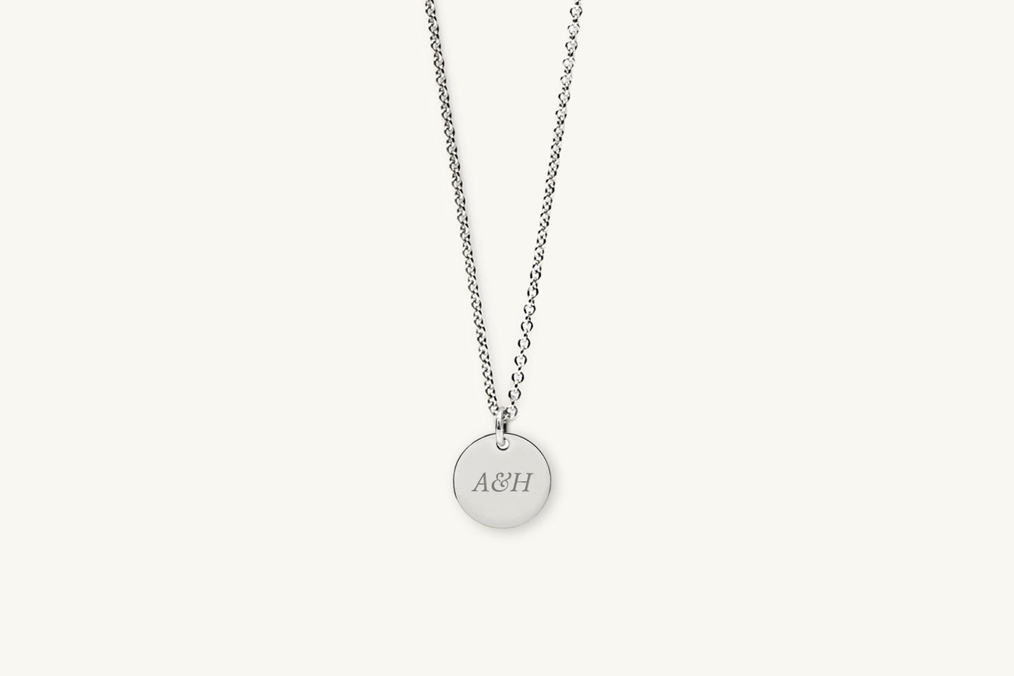 The Emblem Mini Engraved Word Necklace