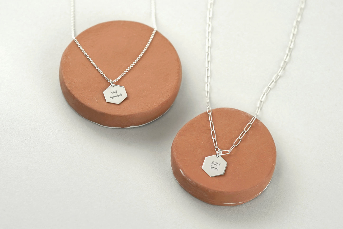 Hive de Lune Message Charm Necklace