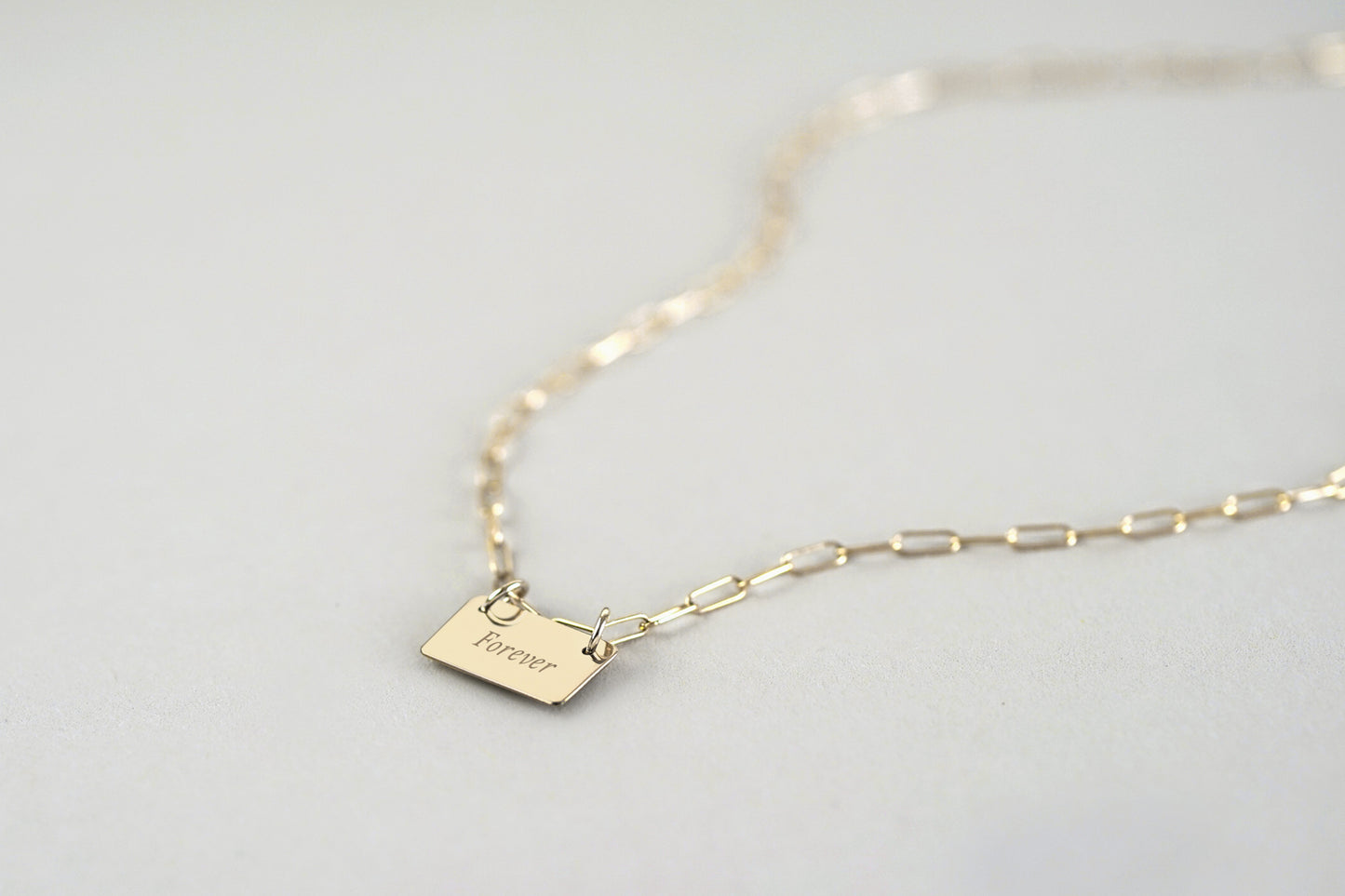 The Line Custom Word Bar Necklace
