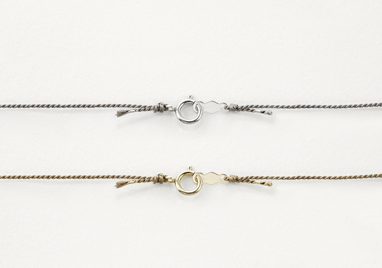 The Line Silk Message Bar Necklace