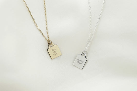 The Vow Lock Charm Necklace
