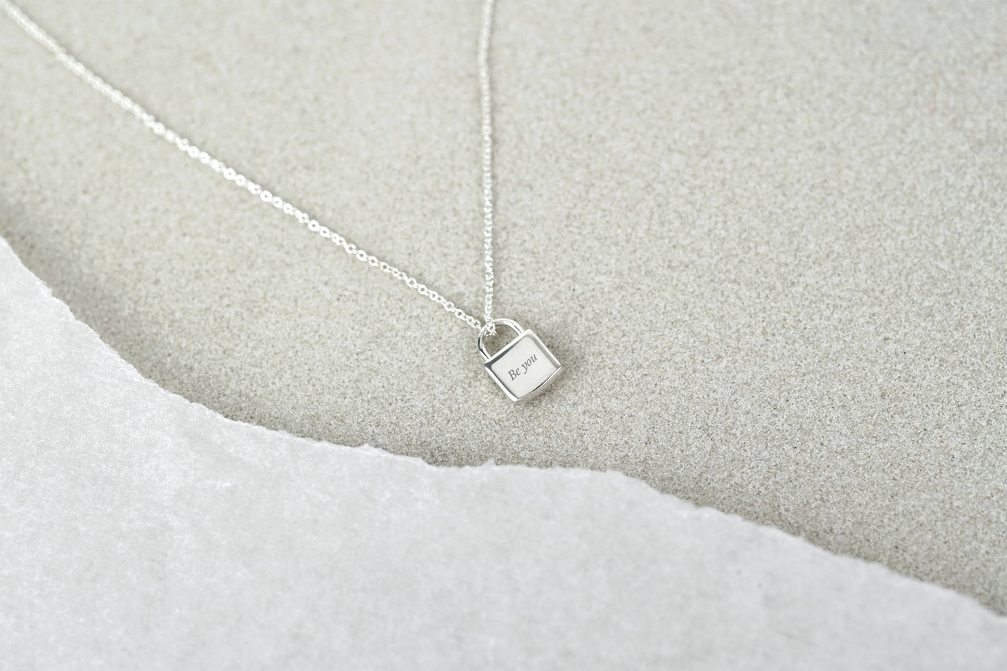 The Vow Padlock Charm Necklace