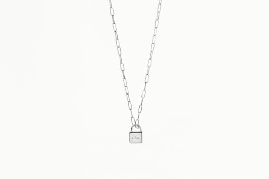 The Vow Padlock Charm Necklace