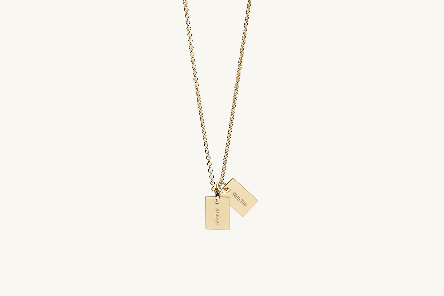 The Whisper Double Message Necklace