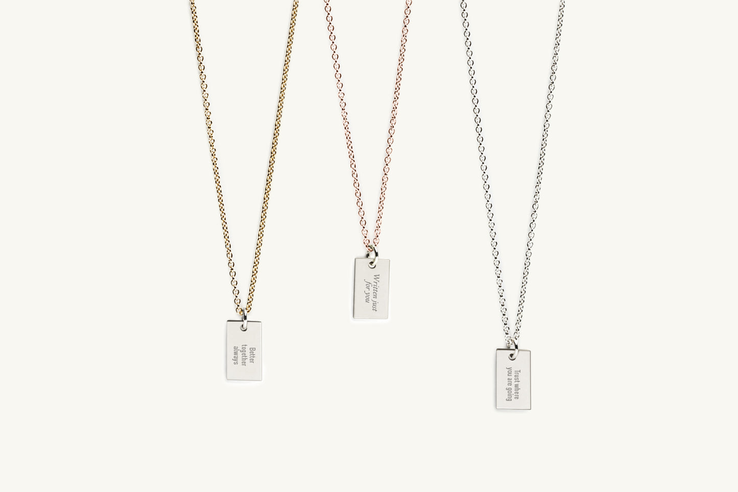 The Whisper Flow Message Necklace