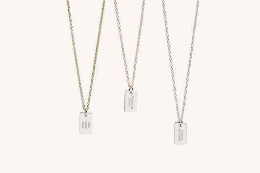 The Whisper Flow Message Necklace