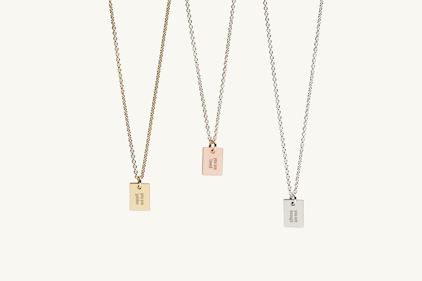 The Whisper Message Charm Necklace