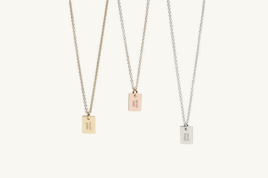 The Whisper Message Charm Necklace