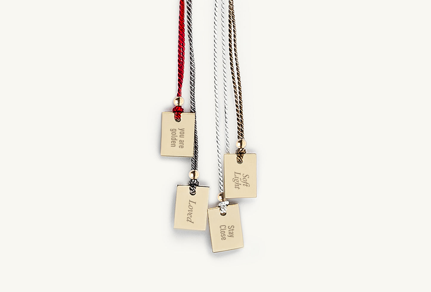 The Whisper Silk Message Necklace