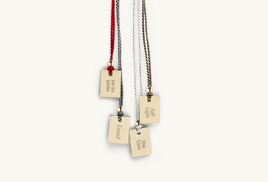 The Whisper Silk Message Necklace