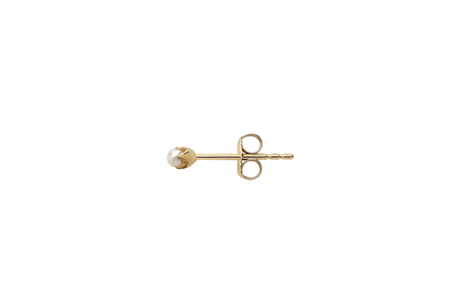 Micro Tiny Pearl Stud Earrings
