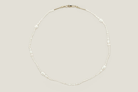 Aria Pearl Collage Necklace