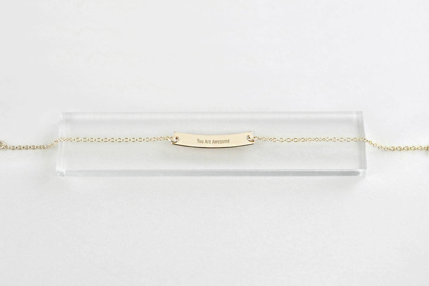 Everly Personalized Gold Bracelet Set