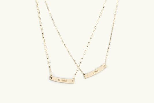 Everly Personal Mantra Necklace