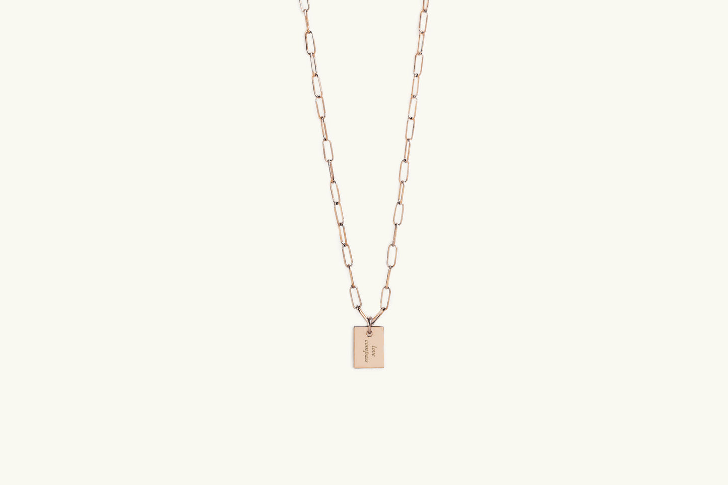 Say Anything Gold Link Necklace