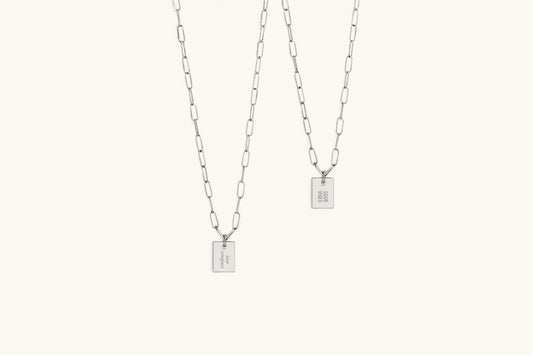 Say Anything Sterling Silver Link Necklace